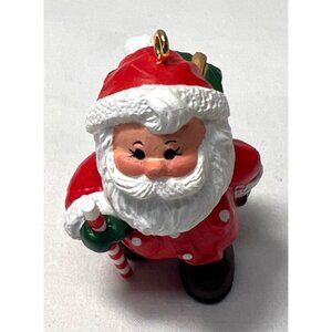 Hallmark Jolly Hiker Handcrafted Santa Ornament
